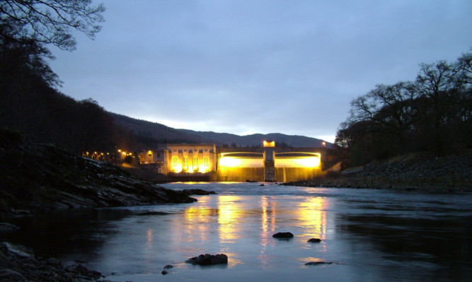 Pitlochry Dam.