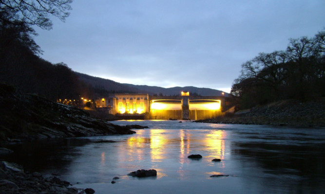 Pitlochry Dam.