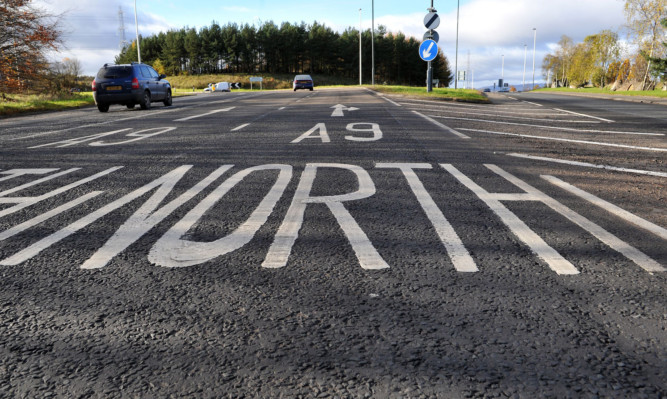 Broxden roundabout.