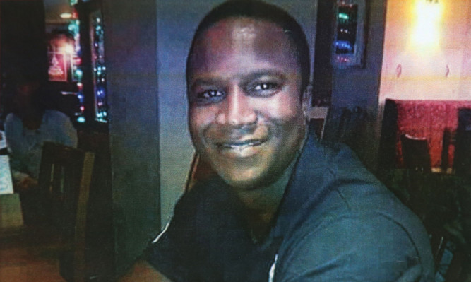 Sheku Bayohdied in Kirkcaldy after he was detained by police officers.