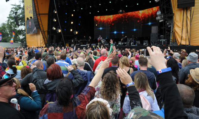 Thousands flocked to Scone Palace to enjoy the music at Rewind.