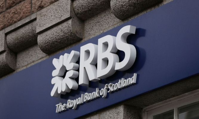 The RBS sign for a branch of The Royal Bank of Scotland in Fort William, Scotland. PRESS ASSOCIATION Photo. Picture date: Sunday September 28, 2014. Photo credit should read: Yui Mok/PA Wire