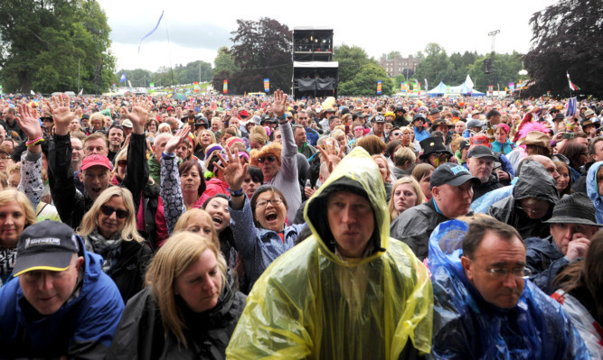 Thousands flocked to Scone Palace for Rewind Festival.