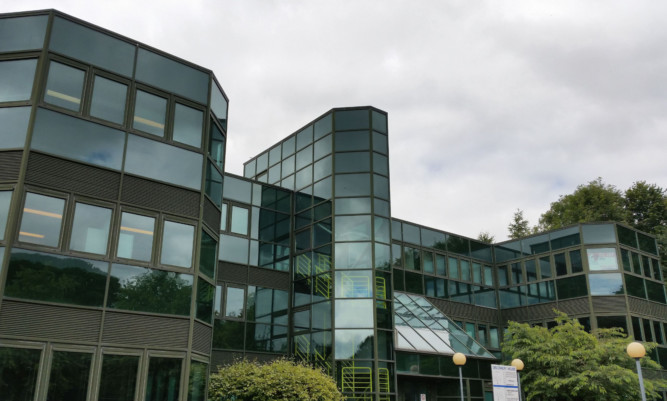 The thieves targeted the building in Dundee Technology Park.