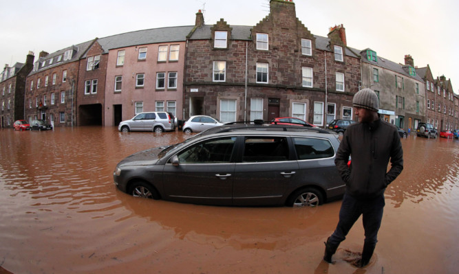 Stonehaven was hit by severe floods in 2009 and 2012.