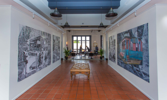 The old fire station has been transformed into a spacious gallery with 21 studios for rent.