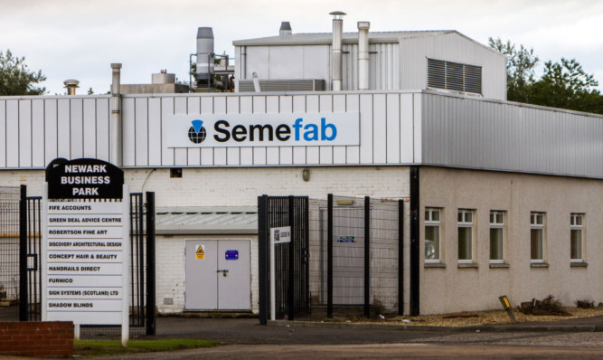 The Semefab plant at Eastfield Industrial Estate in Glenrothes.