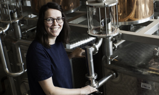 Arbikies master distiller Kirsty Black.