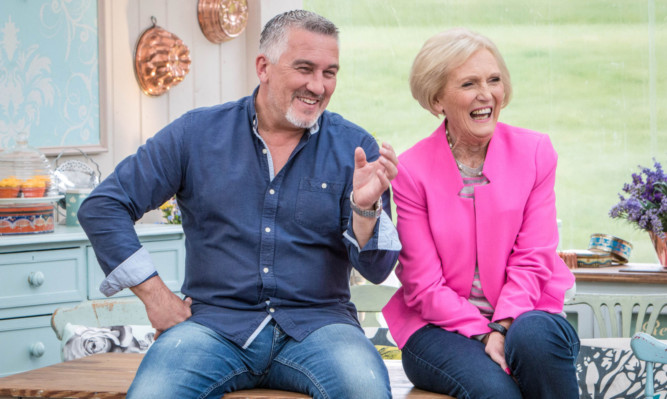 Presenters Paul Hollywood and Mary Berry.