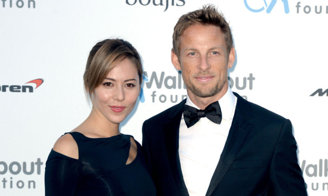 Jenson and Jessica Button were on holiday in St Tropez.