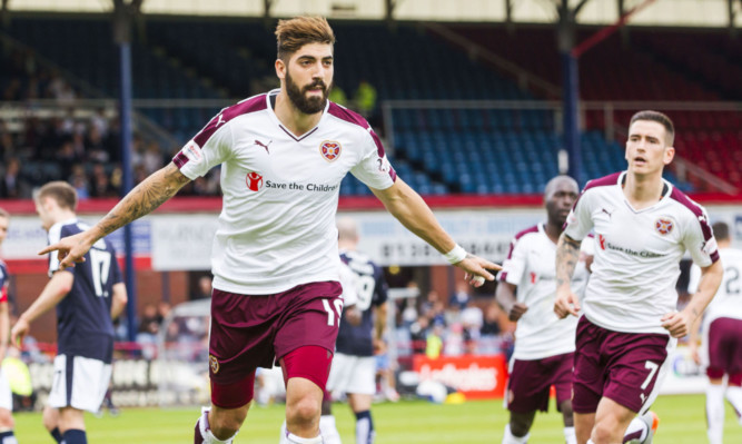 Juanma celebrates his winning goal.