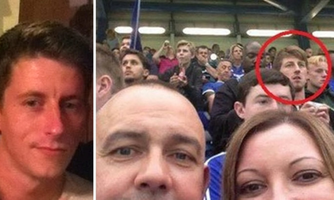 The sister of missing chef Jon Edwards has said the man spotted in the snap at Stamford Bridge is not her brother.
