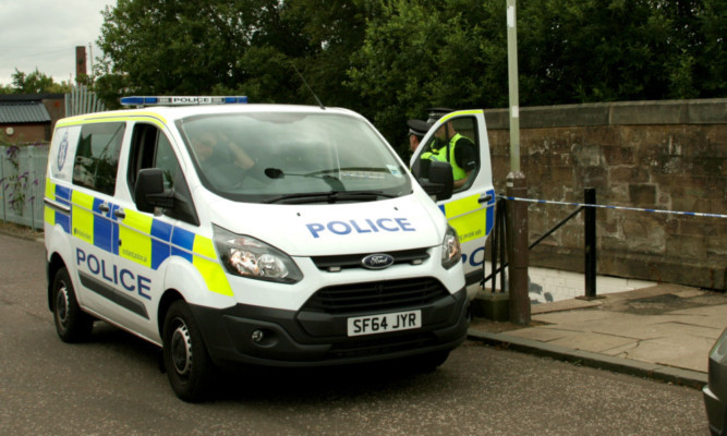 The woman was attacked in an underpass in Arbroath town centre.