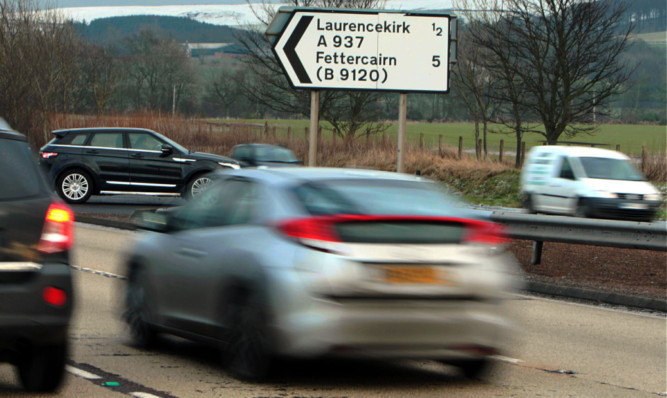 The notorious Laurencekirk junction.