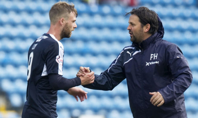 Rory Loy (left) and his boss Paul Hartley.