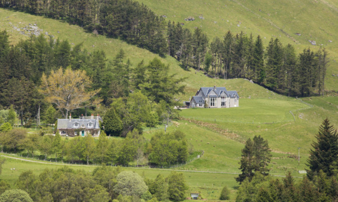 The 6,500 acre estate is near the Spittal of Glenshee.