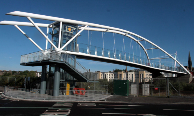 The lift is used by cyclists and those with poor mobility.