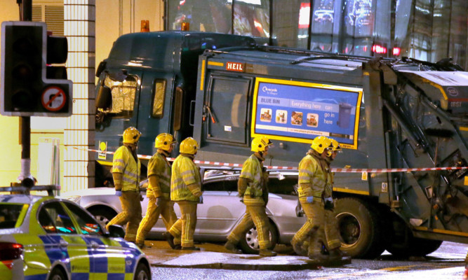 Six people were killed when a bin lorry crashed in George Square, Glasgow.