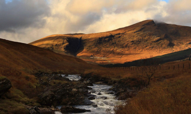 A view towards Glen Cononish, where Scotgold Resources plan to mine gold.