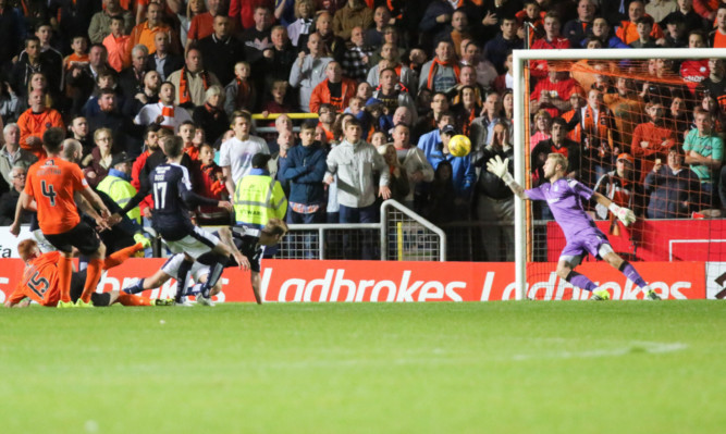 Scott Bain makes his astonishing save.