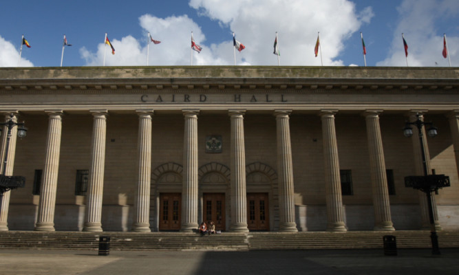 Kris Miller, Courier, 18/04/12. Picture today shows exterior of Caird Hall for file.
