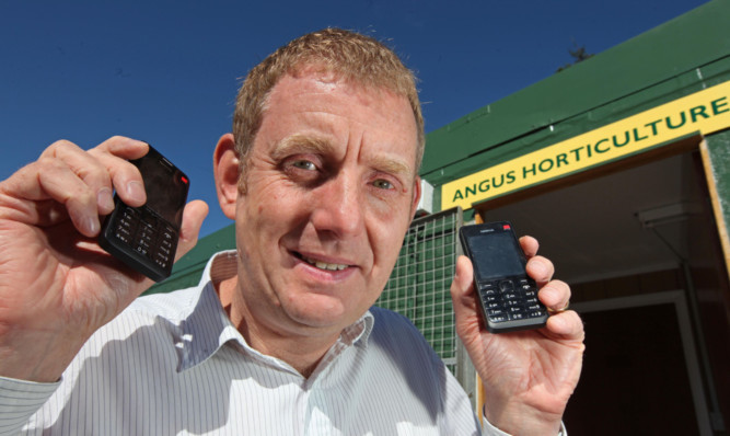 Angus Horticulture business calls are being diverted to a mobile phone but there is not always a signal in rural Angus.