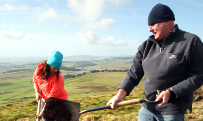 The partnership has already carried out archaeological digs on the Lomond Hills.