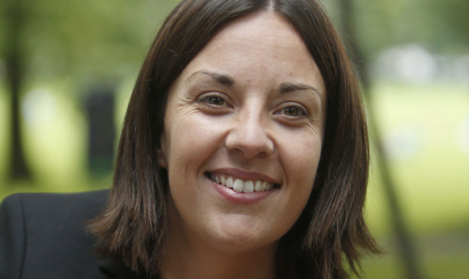 Kezia Dugdale, the new leader of the Scottish Labour Party.