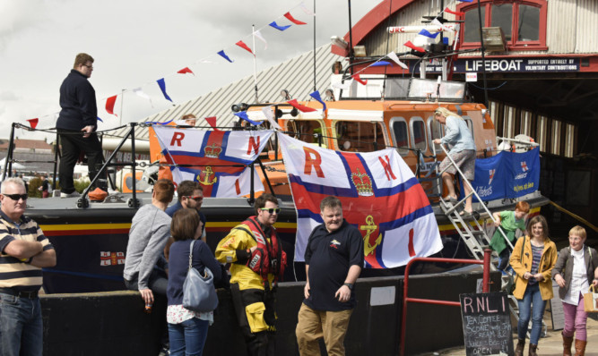 The lifeboat station was popular with visitors to this years Sea Fest.