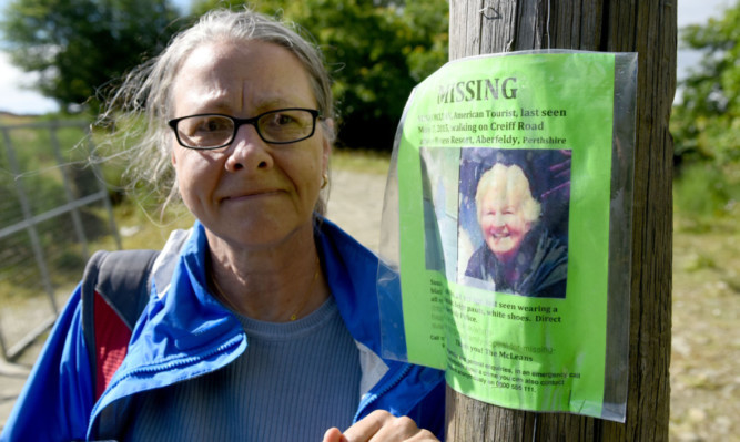 Lorna VanderZanden said she was amazed that the body was not found until she had come across from America to organise a volunteer search.