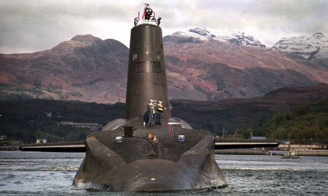 HMS VANGUARD COL  * 30/01/2002: Anti-nuclear campaigners are preparing to gather in Plymouth this weekend to protest about the refitting of the Royal Navy's 16,000 ton Trident-class nuclear submarine Vanguard, it emerged. No details have yet been released about which day the 10-year-old vessel will sail up the river Tamar for the refit in a new multi million dock at Devonport.