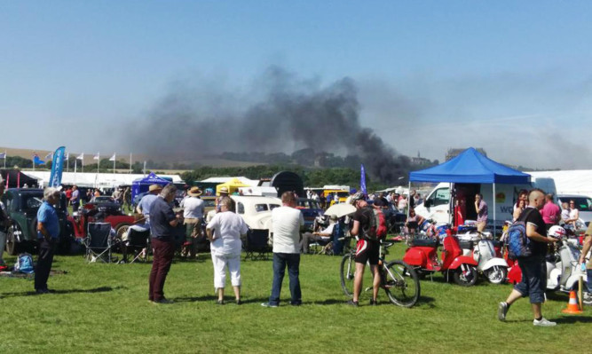 A plane has crashed near Shoreham Airshow in West Sussex and emergency services are at the scene on the A27.