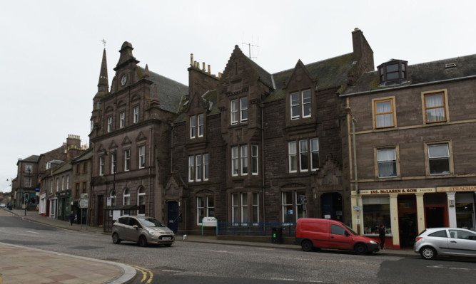 Former council offices at The Cross in Forfar.