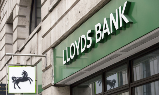 File photo dated 14/02/15 of a Lloyds Bank branch in London. The sale of another tranche of shares in Lloyds Banking Group has taken the Government's stake in the lender to below 20%. ... Lloyds shares ... 12-05-2015 ... London ... UK ... Photo credit should read: Laura Lean/Unique Reference No. 22980144 ... Issue date: Tuesday May 12, 2015. The latest disposal of around 1% of the group represents stock worth in the region of £500 million and means the Treasury has now recouped more than half of the £20 billion in bail-out funds committed in 2009. See PA story CITY Lloyds. Photo credit should read: Laura Lean/PA Wire