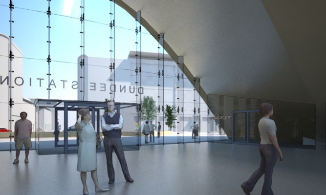 An artist's impression of the new station.