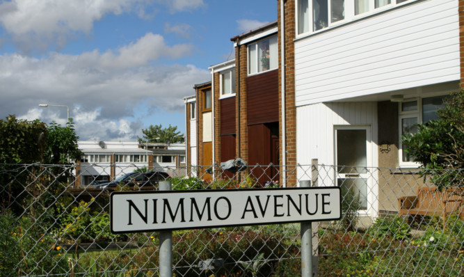 The incident happened at the home of the child's great-grandparents in Perth's Nimmo Avenue.