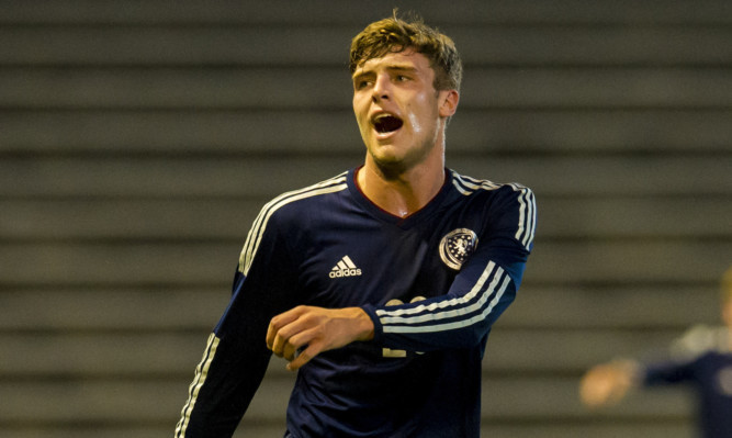 Robbie Muirhead's effort for Scotland under-19s was nomiated for the UEFA goal of the season award.