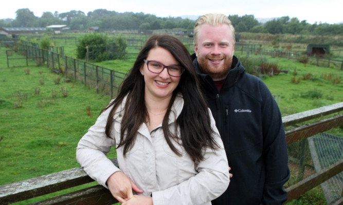 Briony Taylor and Michael Knight are redeveloping the former Fife Animal Park which closed two years ago.