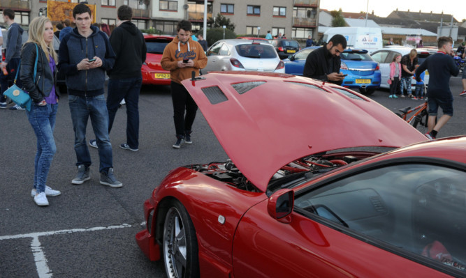 All roads led to Kirkcaldy for modified car fans.