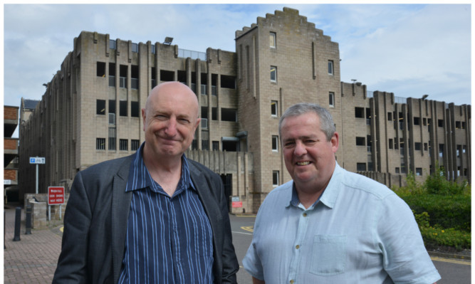 Despite Mr Crooks fears, Bill Harvey, right, said retail improvements had been made.