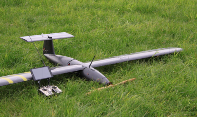 The drone designed by Trias Gkikopoulos.