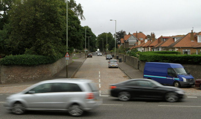 Dividing line: if the boundary changes go ahead the houses on the left of Victoria Road, Broughty Ferry, will be in the East End ward and the houses on the right will be in The Ferry ward.