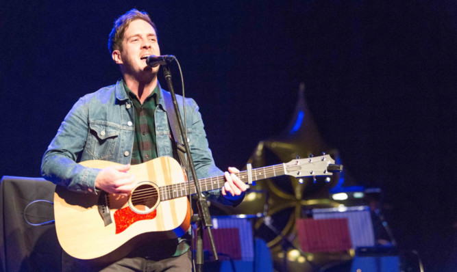 Stevie McCrorie performing at the awards.