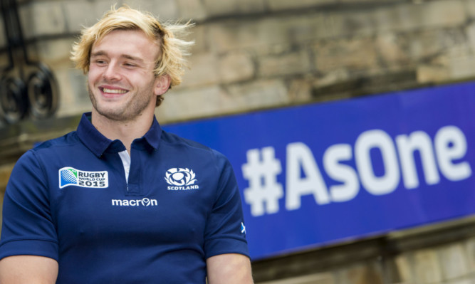 Richie Gray: back partnering his brother in Sctoland's second row.