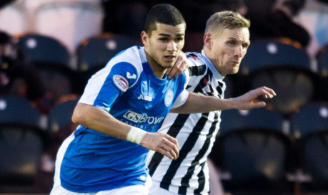 St Johnstone's Mehdi Abeid (left).