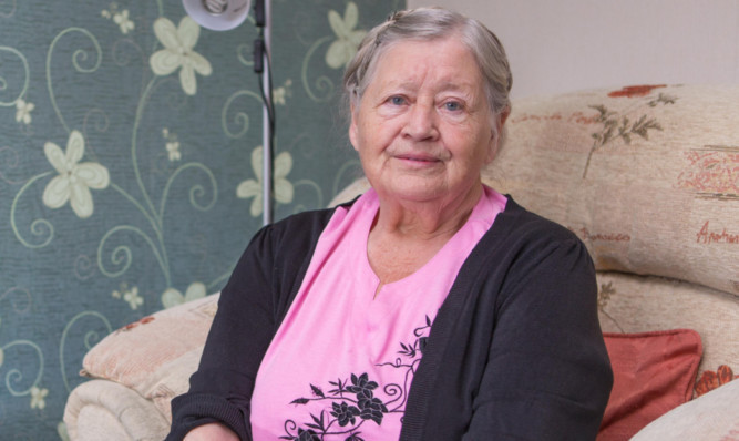 Elizabeth Barrie in her Kirkcaldy home.