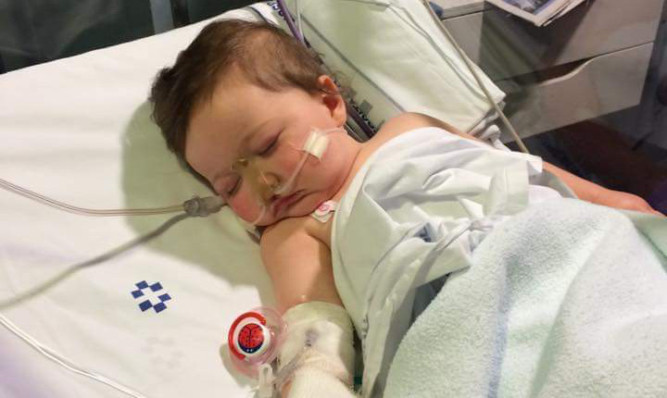 One-year-old Emily Brown was admitted to a hospital in Tenerife.