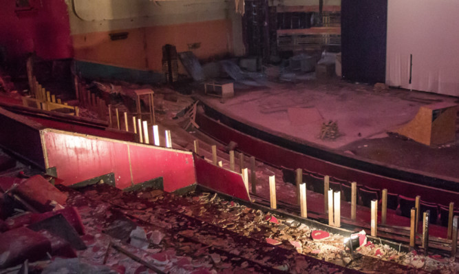 The former ABC cinema in Kirkcaldy is dilapidated and has flooded several times.