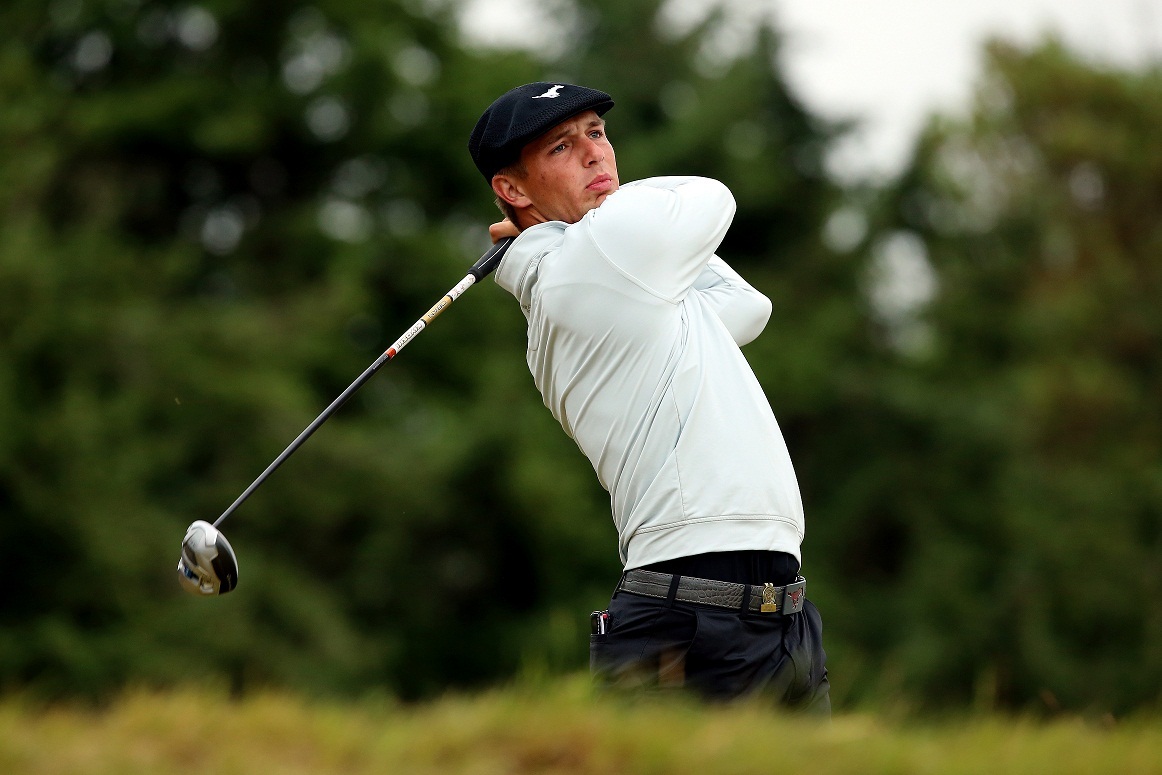 UNIVERSITY PLACE, WA - JUNE 19:  Amateur Bryson DeChambeau of the United States watches his tee shot on the 14th hole during the second round of the 115th U.S. Open Championship at Chambers Bay on June 19, 2015 in University Place, Washington.  (Photo by Andrew Redington/Getty Images)