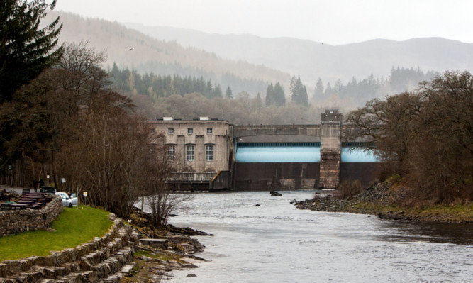 Pitlochry Dam.